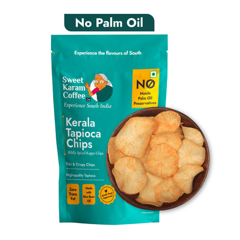 Sweet Karam Coffee Classic Tapioca Chips - No Palm Oil