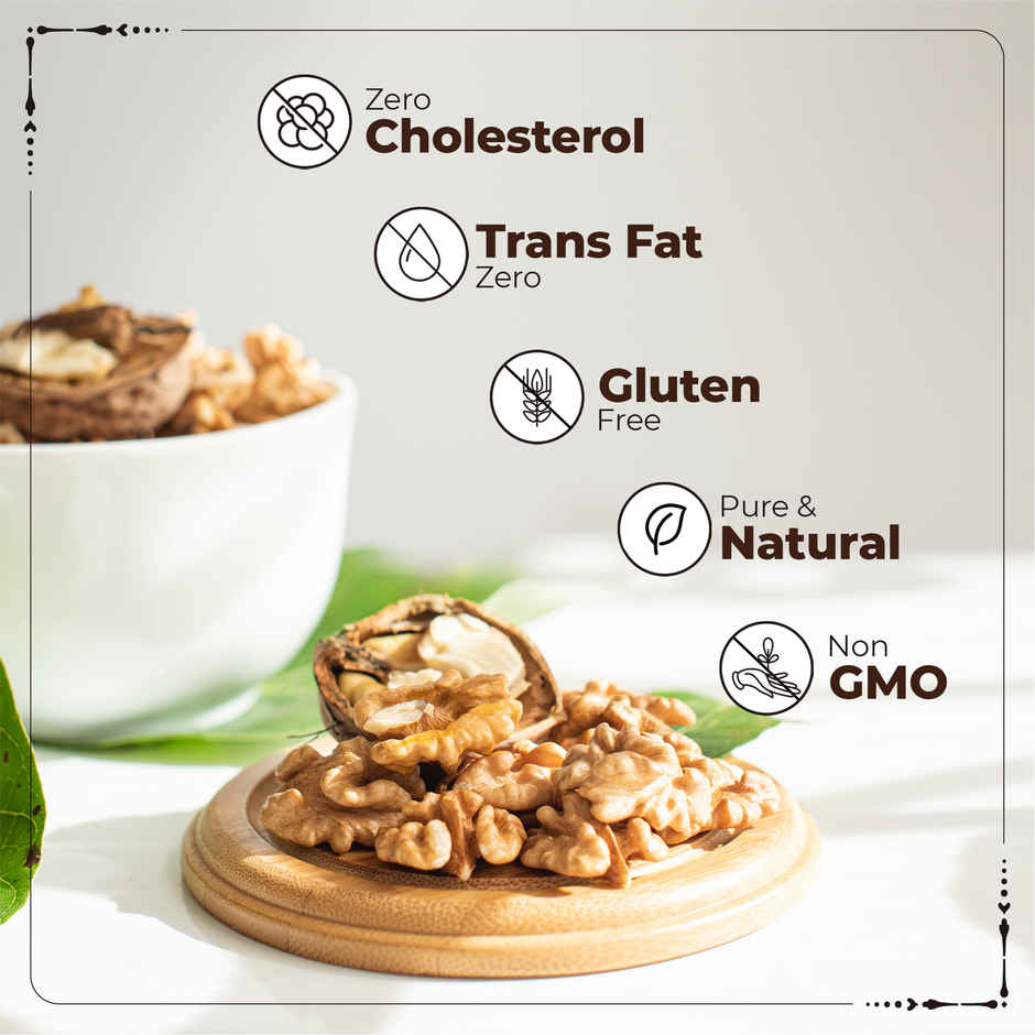 Happilo California Walnut Kernels|Akhrot Giri|Dry Fruits