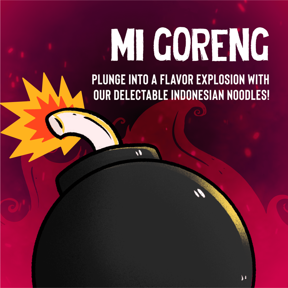 Too Yumm K-Bomb Tom Yum,Too Yumm K-Bomb Mi Goreng,Too Yumm K-Bomb Hot n Spicy Instant Noodles Combo