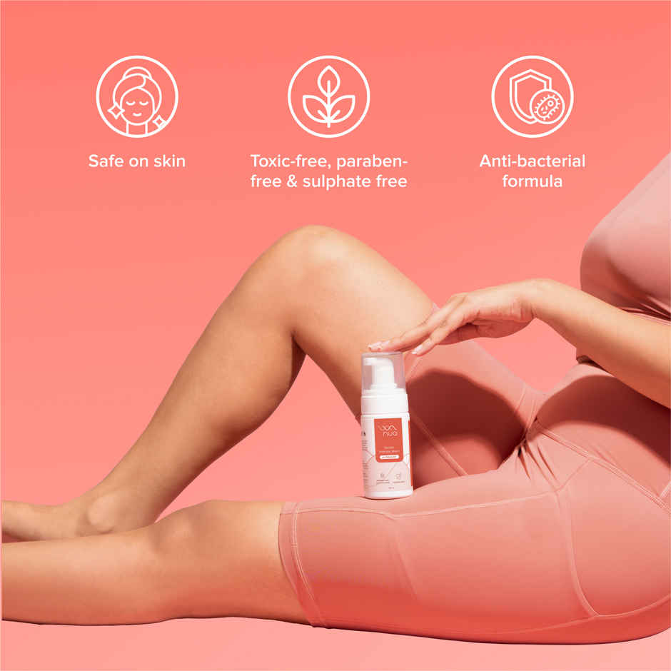 Nua Foaming Intimate Wash for Daily Gentle pH-Balanced Care