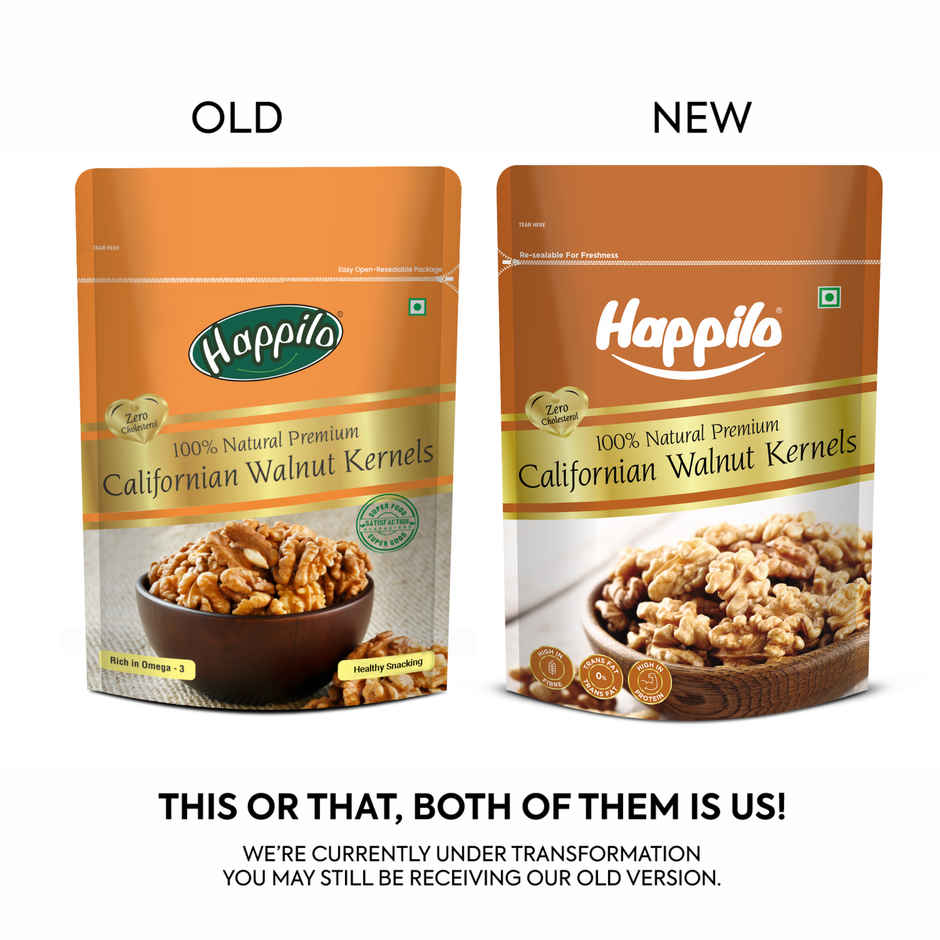 Happilo California Walnut Kernels|Akhrot Giri|Dry Fruits