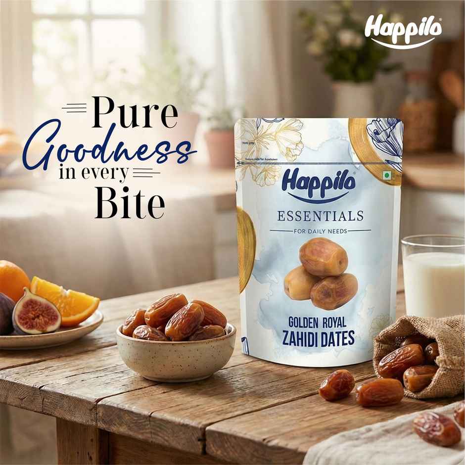Happilo Golden Royal Zahidi Dates | No Added Sugar