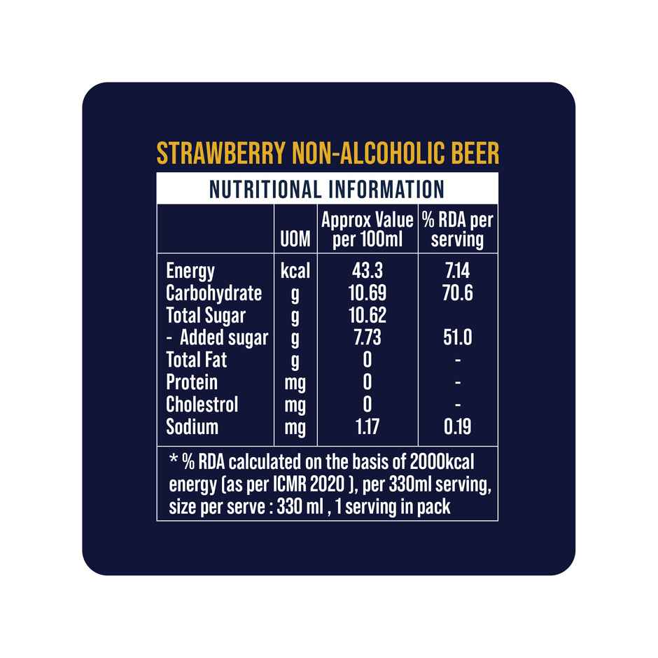 3 Sisters Strawberry Non-Alcoholic Beer