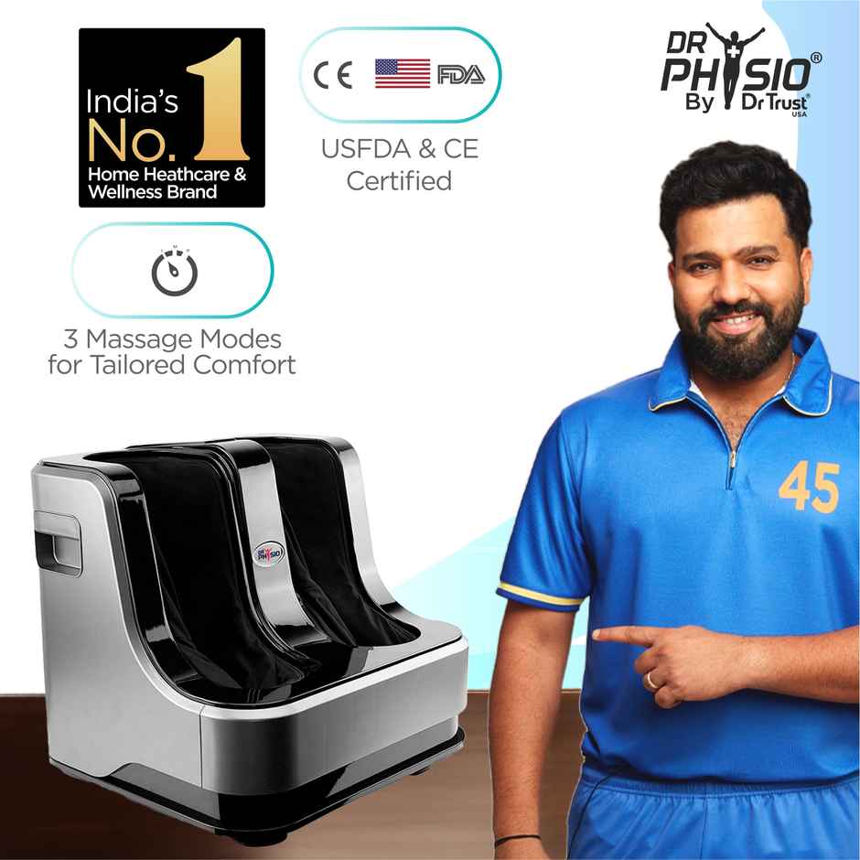 Dr Physio Electric Powerful Leg, Foot and Calf Massager Machine for Pain relief Massager