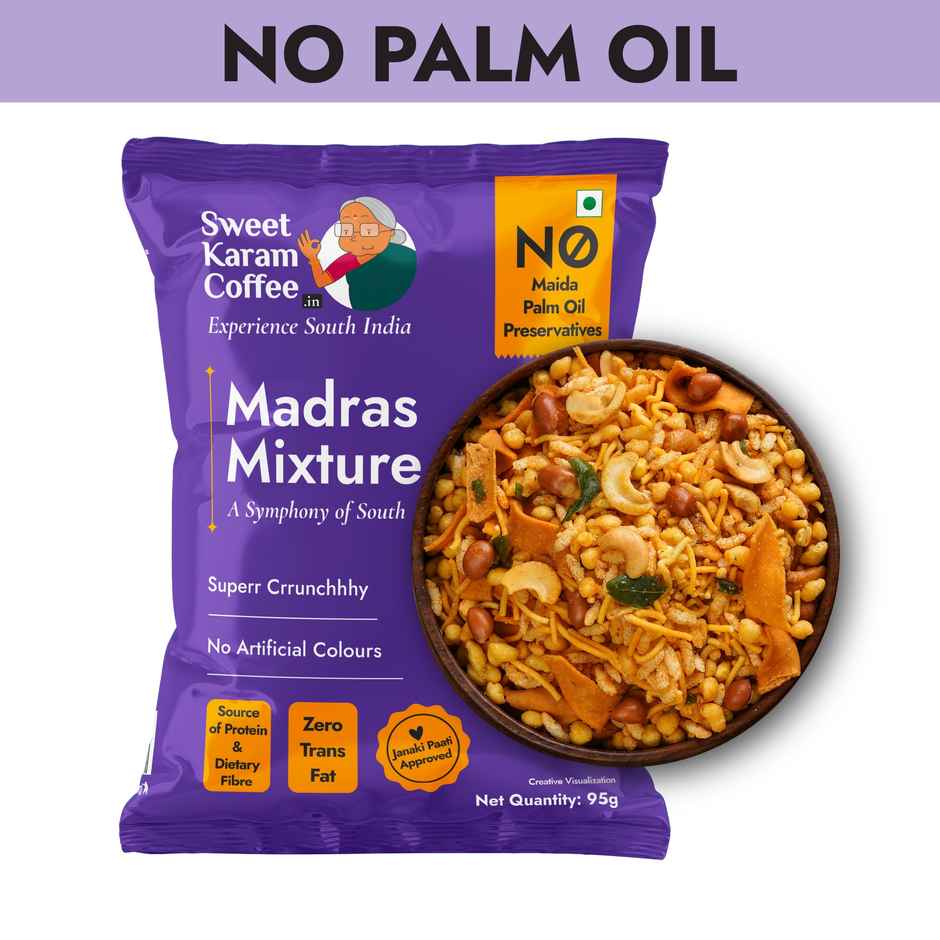 Sweet Karam Coffee Special Madras Mixture - No Palm Oil, No Preservatives Combo   