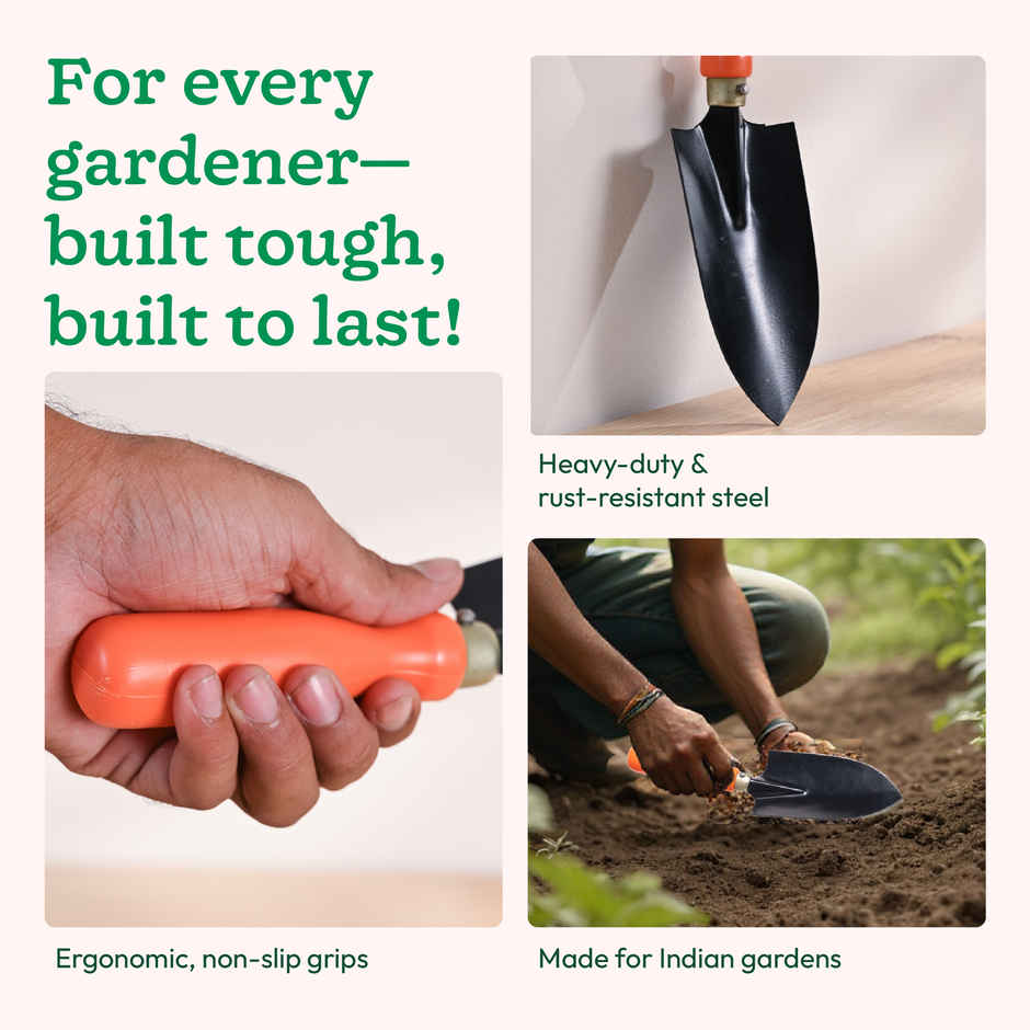 Ugaoo Essential Gardening Hand Tools | Cultivator, Fork, Narrow Trowel, Wide Trowel, Weeder
