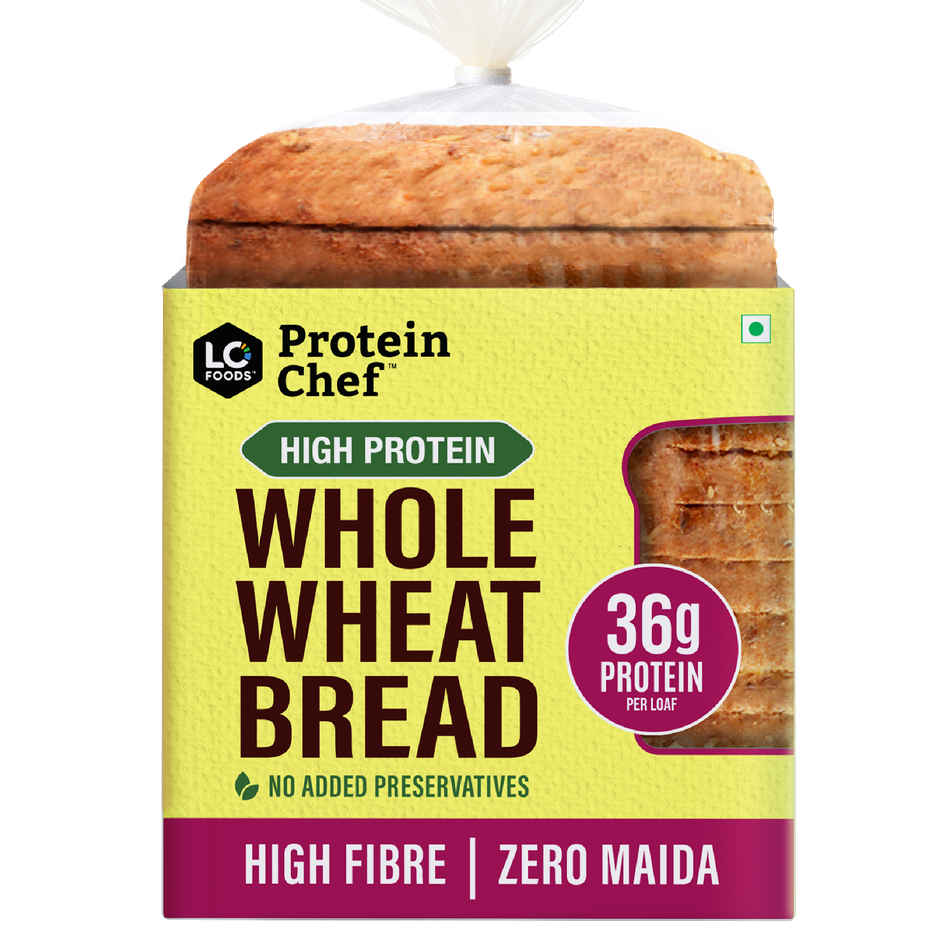 Protein Chef Whole Wheat Bread ( High Protein / Zero Maida / Atta Bread)
