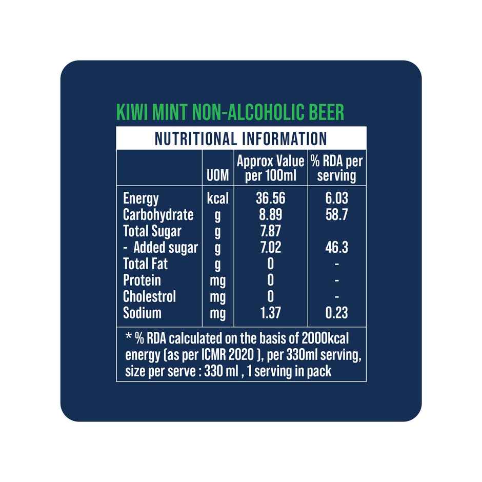 3 Sisters Kiwi and Mint Non Alcoholic Beer Combo 