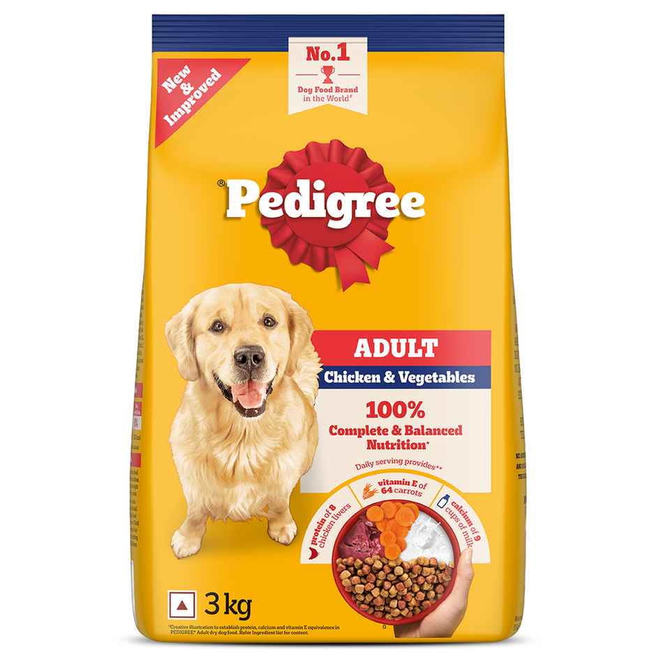 Pedigree Adult Chicken & Vegetables Dry Dog Food
