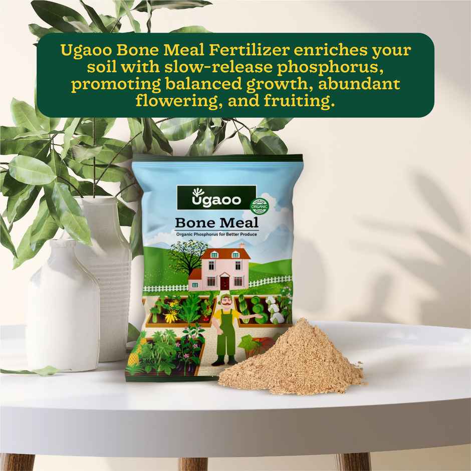 Ugaoo Organic Bone Meal Powder Fertilizer for Plants - 5 kg - Gardening Accessories