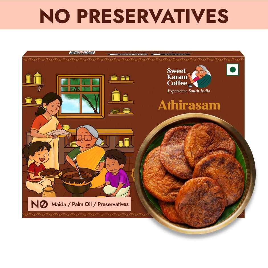 Sweet Karam Coffee Classic Athirasam | No Preservatives | No White Sugar