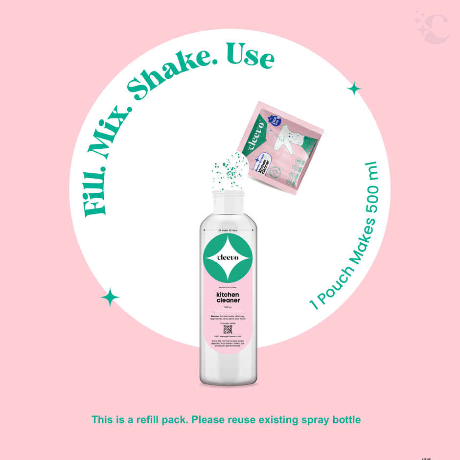 Cleevo Natural Kitchen Cleaner Spray Refill