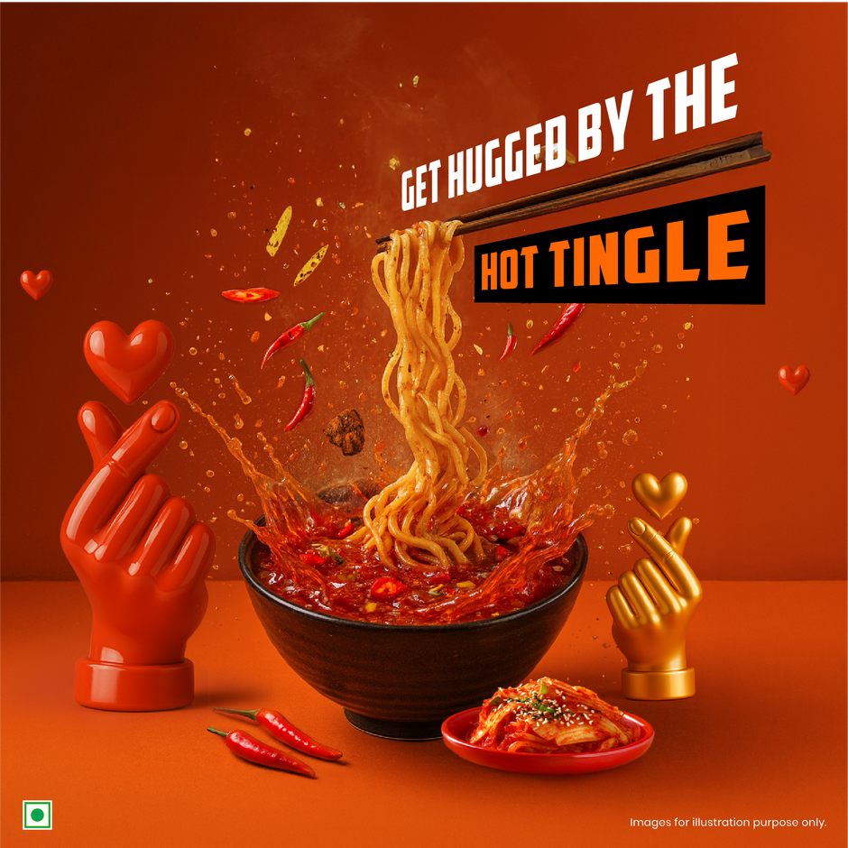 Ching's Kimchi Korean Ramen | Tangy & Spicy Soupy Noodles | Soupy Ramen meal