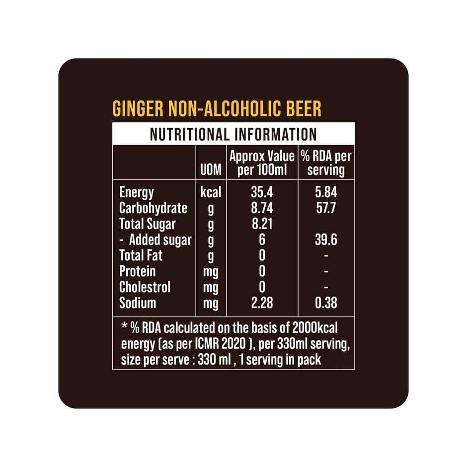 3 Sisters Ginger Non Alcoholic Beer