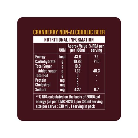 3 Sisters Cranberry Non Alcoholic Beer