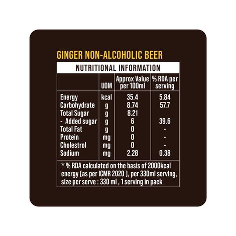 3 Sisters Ginger Non Alcoholic Beer