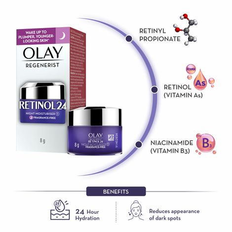 Olay Retinol Night Cream With Retinol & Niacinamideall Skin Types