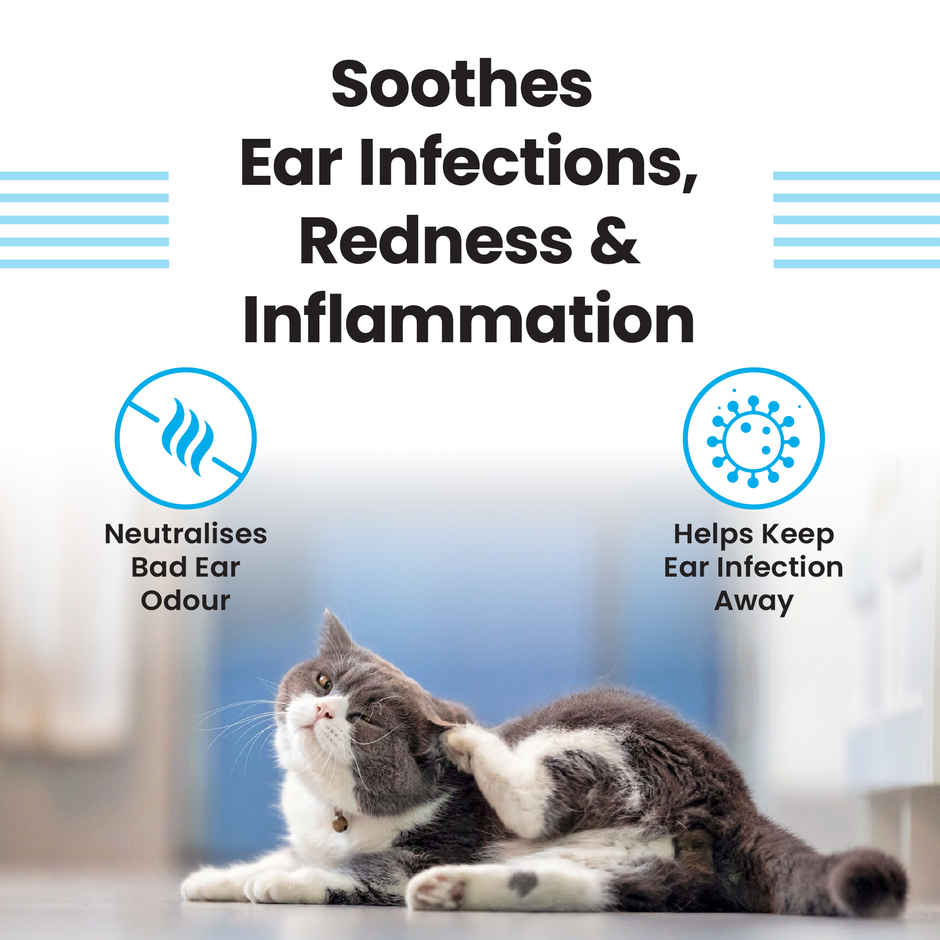 Bark Out Loud Vivaldis Clearify Pet Ear Cleaner For Dogs & Cats | Gentle Ear Cleaning Solution