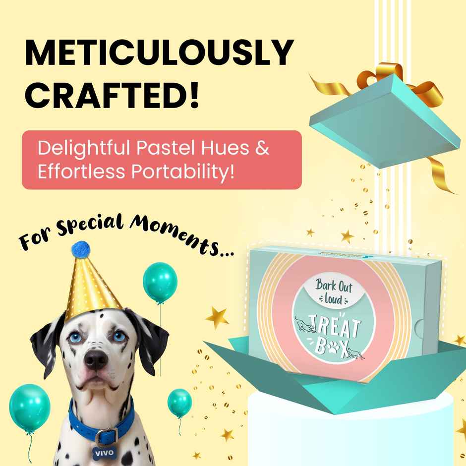 Bark Out Loud - Treat Gift Box For Dogs & Cats For Birthday & Special Occasions