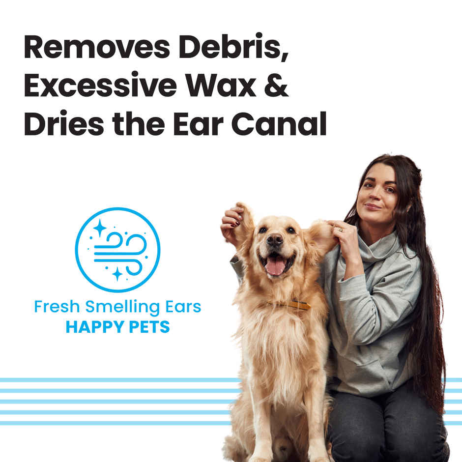 Bark Out Loud Vivaldis Clearify Pet Ear Cleaner For Dogs & Cats | Gentle Ear Cleaning Solution