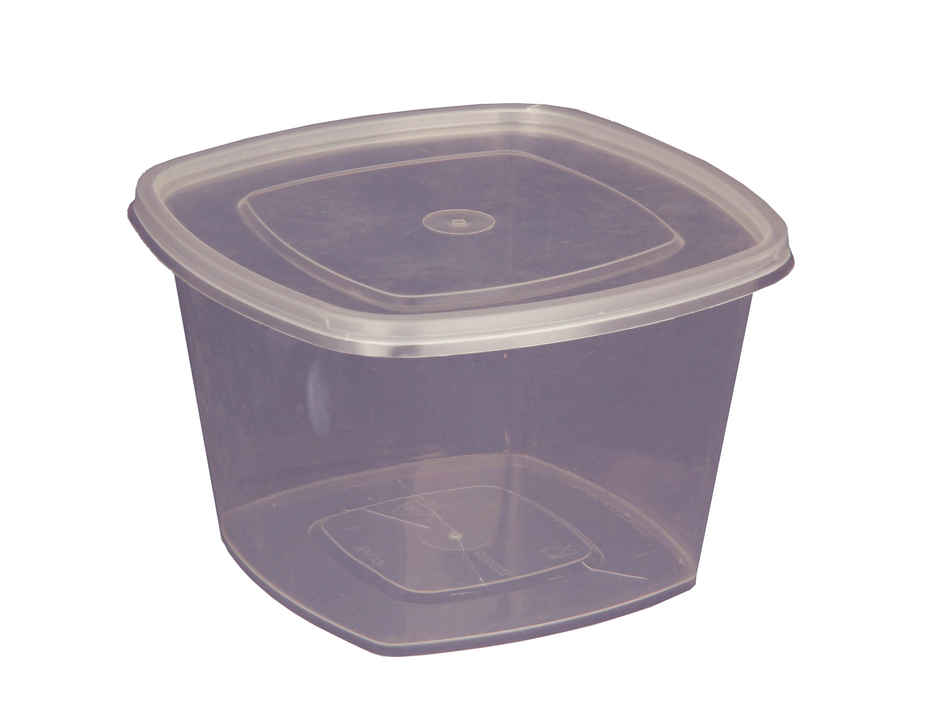 Vinay Trading Reusable Square Tub Container - 500 ml