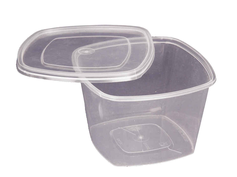 Vinay Trading Reusable Square Tub Container - 500 ml