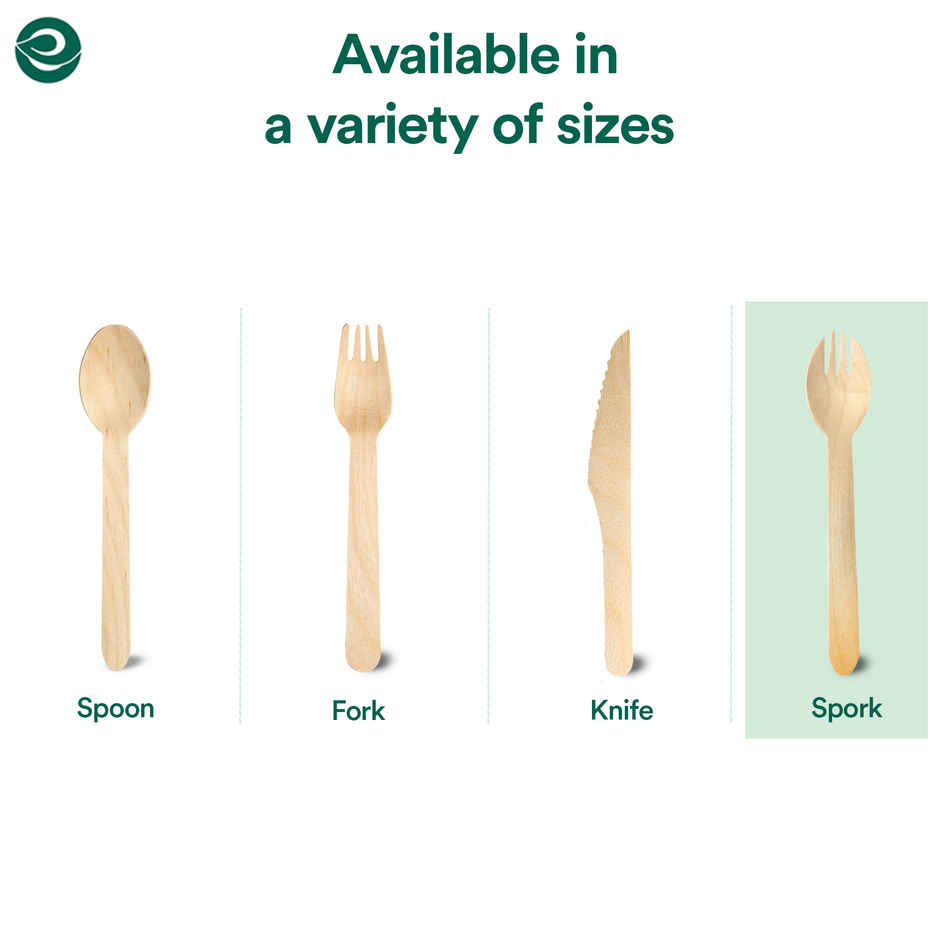 Eco Soul 160mm | 50 Count | Disposable Spork