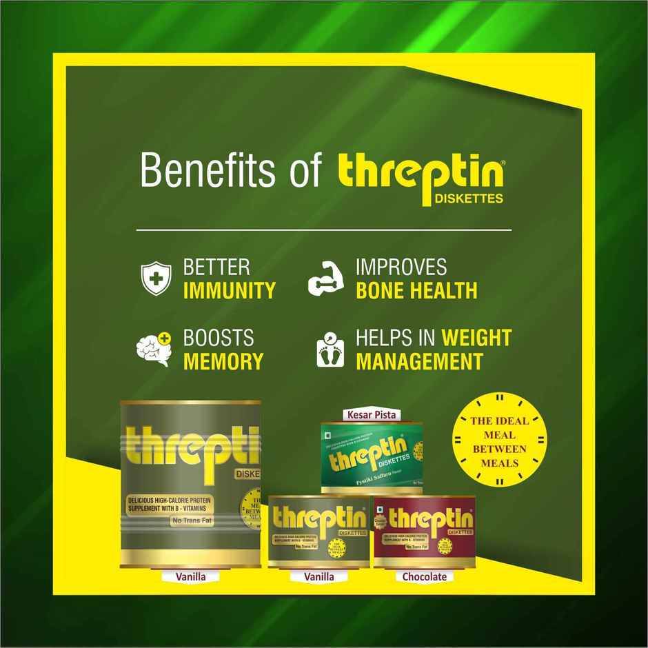 Threptin High-Calorie Protein Diskettes - Chocolate