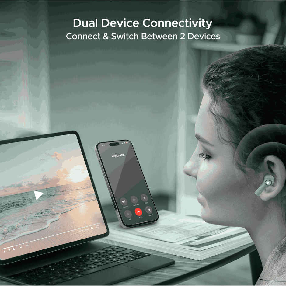 boAt Nirvana Ion With ANC(32dB) | 120Hrs Playback | Crystal Bionic Mode