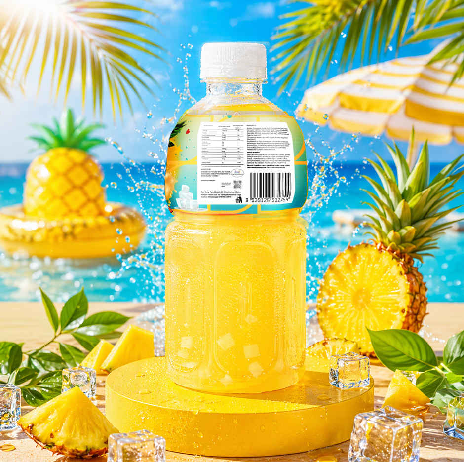 Boba Bhai Pineapple with Nata de Coco