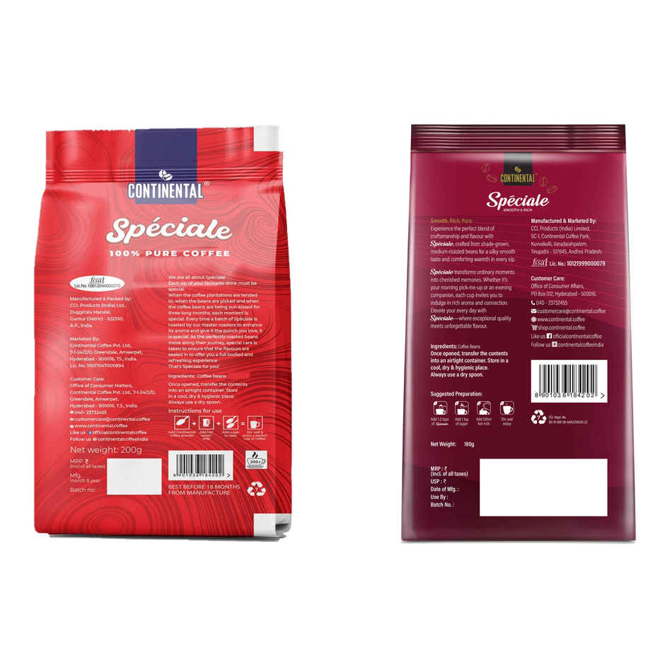 Continental Speciale Instant Coffee - Pouch