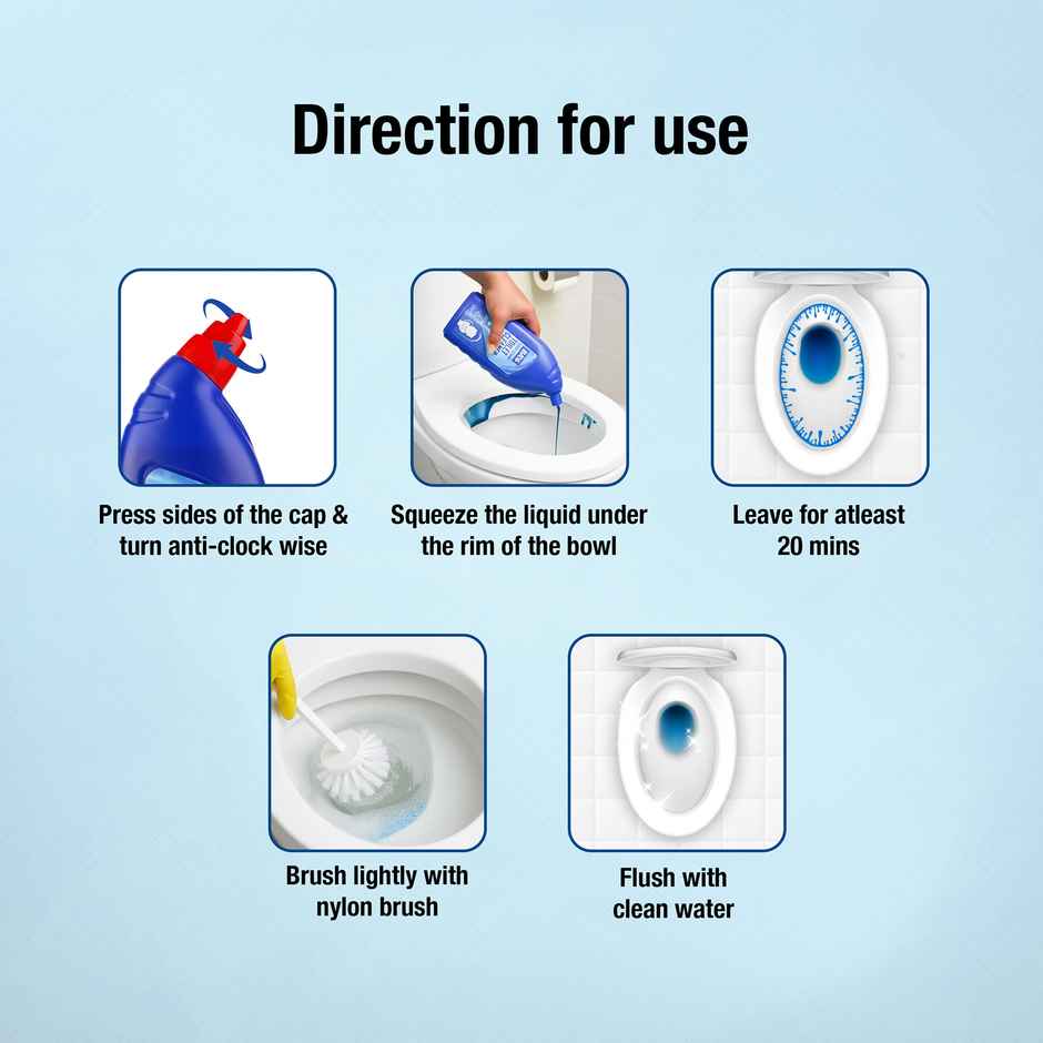 BAY6 Disinfectant Toilet Cleaner Sparkling Clean | Combo