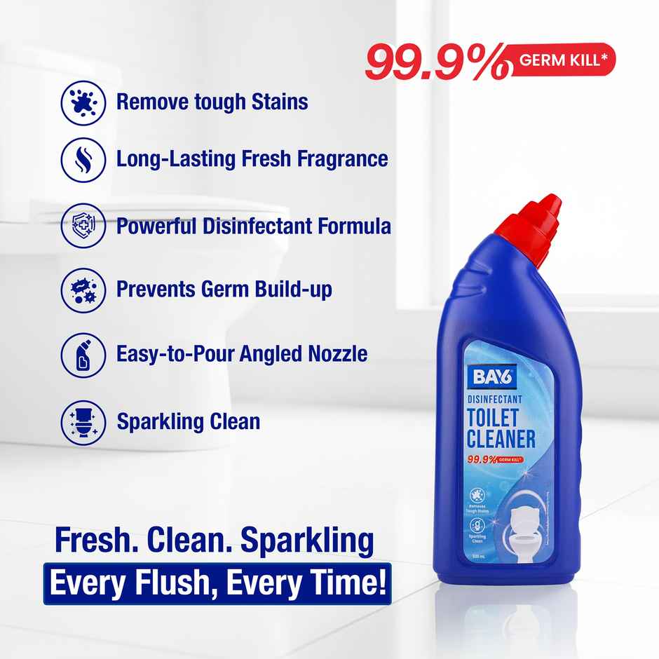 BAY6 Toilet Cleaner Sparkling Shine Disinfectant
