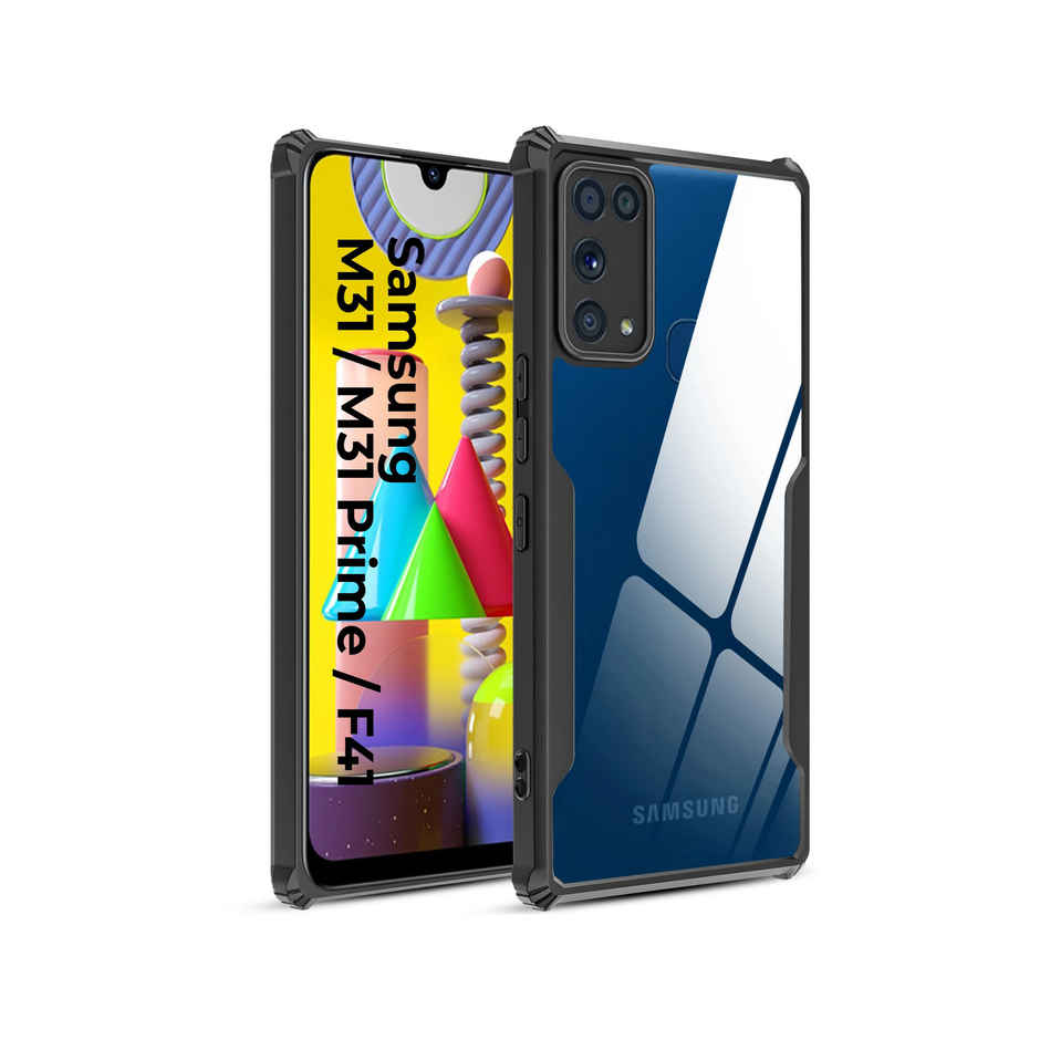 Artistque Case for Samsung Galaxy M31 Prime F41, M31 Back Cover | Transparent Shockproof TPU Cover