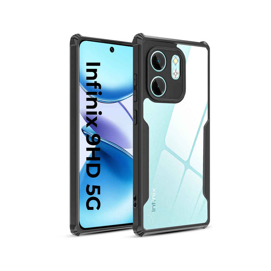 Artistque Case for Infinix SMART 9 HD Back Cover | Transparent Shockproof TPU Cover