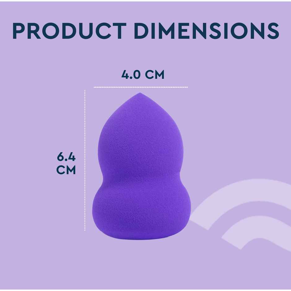 GUBB Beauty Blender Purple Pear Shaped