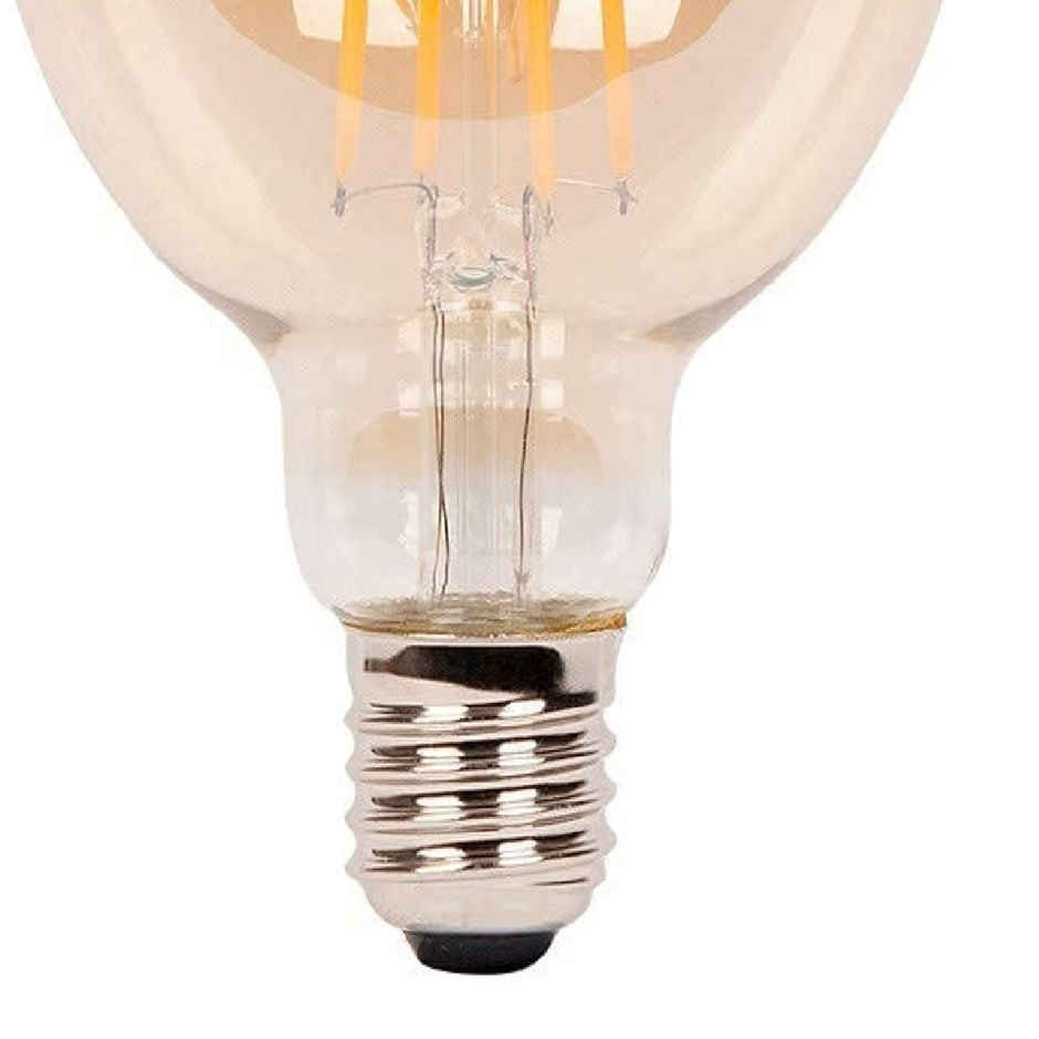 Desidiya Edison Tungsten Filament G80 4 W Led Bulb (Warm White) | E27 Base Holder