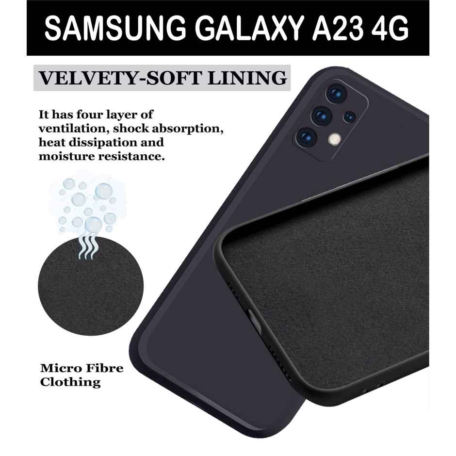 Artistque Case for Samsung Galaxy A23 4g | A23 5g Back Cover - Plain Liquid Silicone