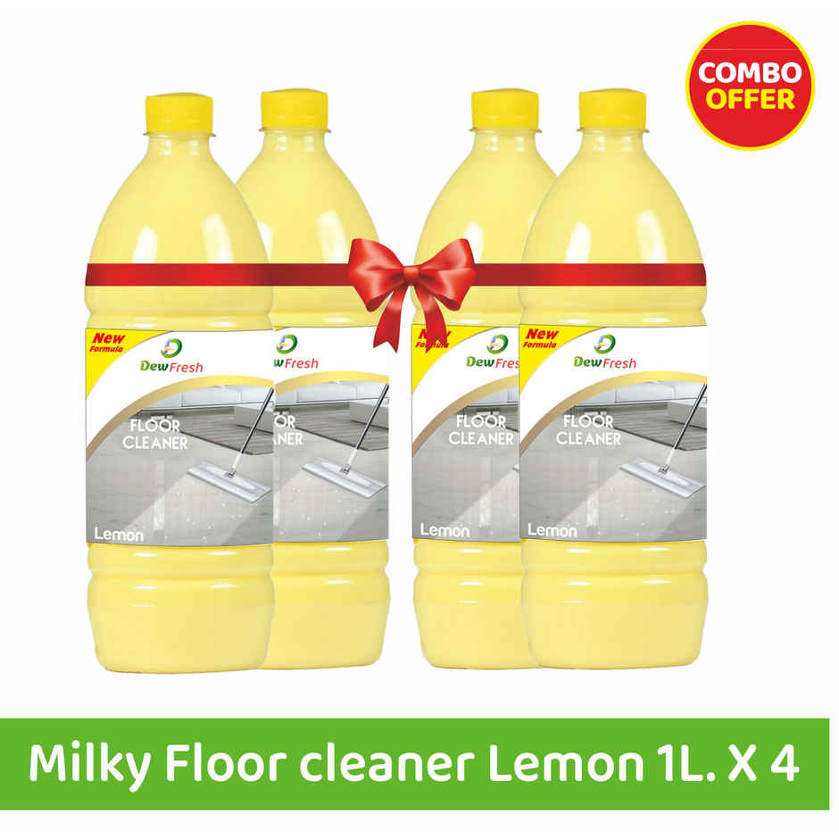 Dew Fresh Lemon Milky Phenyl Floor Cleaner Combo