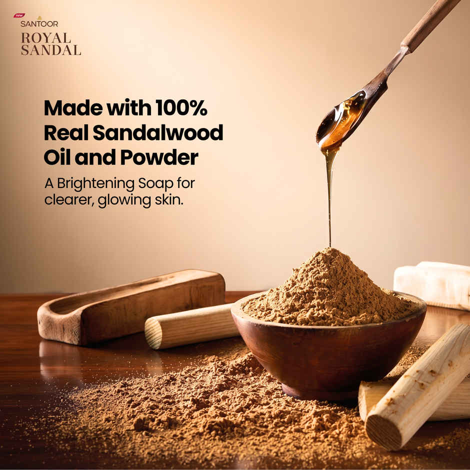 Santoor Royal Sandal - Tan Removal Soap