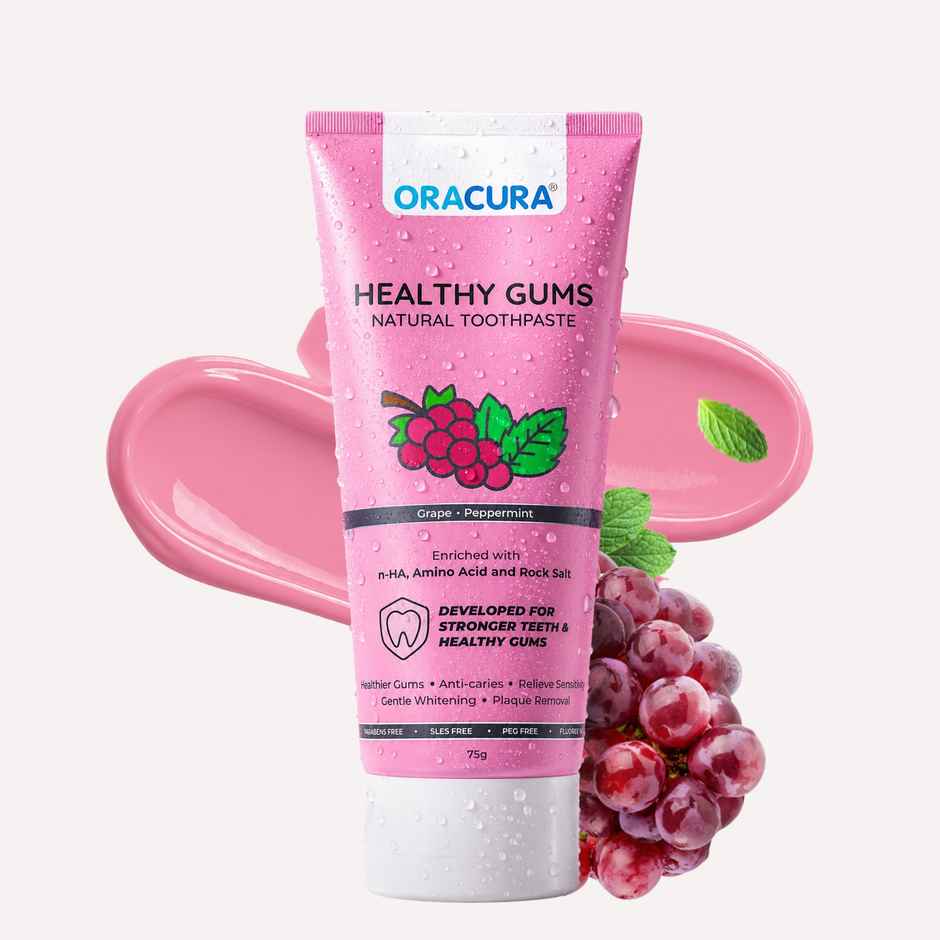 Oracura Healthy Gums Natural Toothpaste Grapes