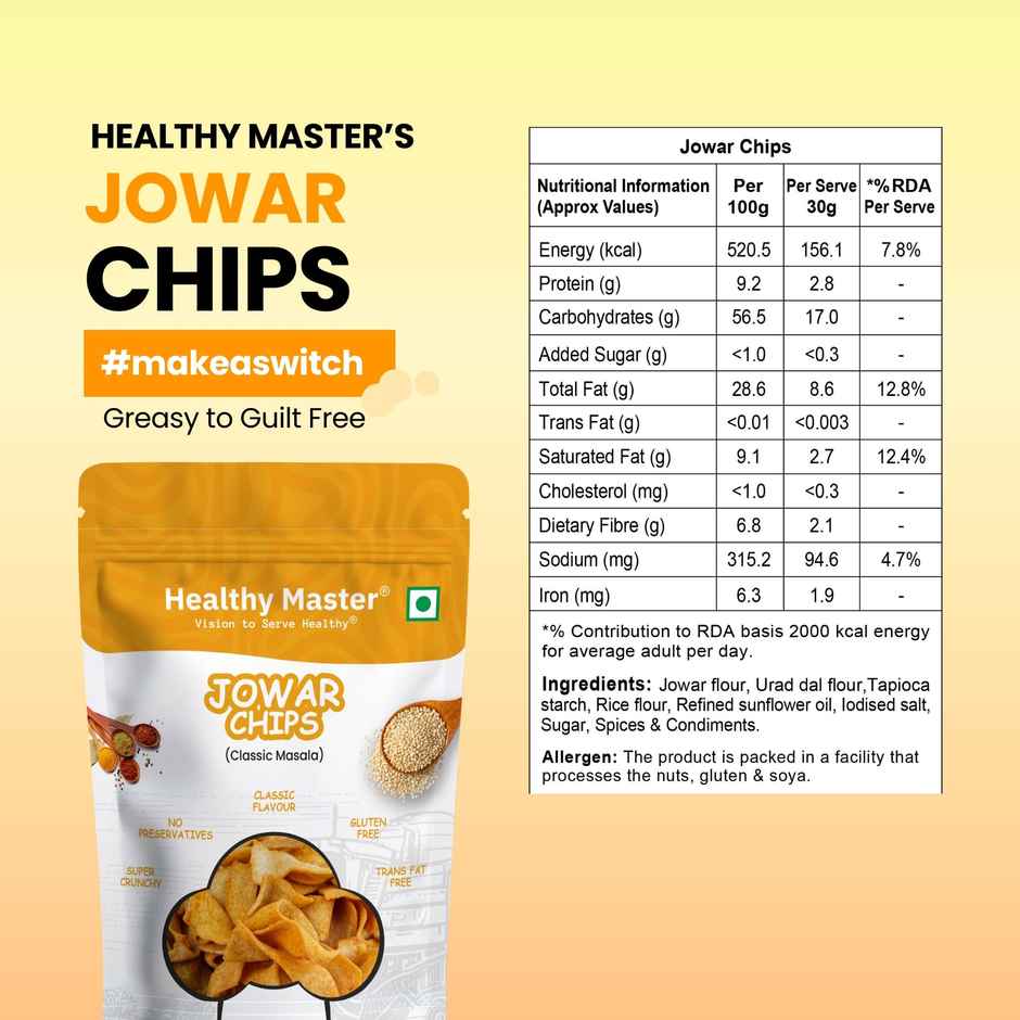 Healthy Master Jowar Chips