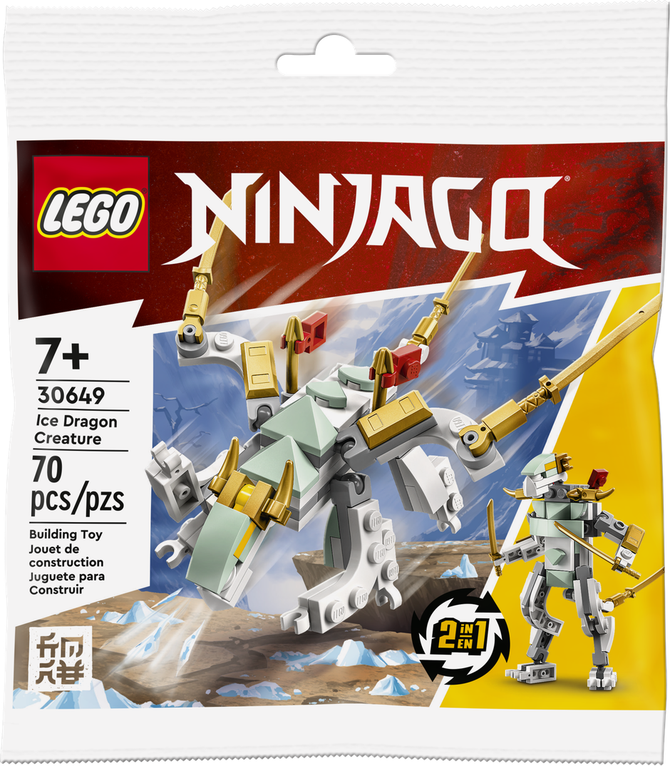 Lego Ninjago Ice Dragon Creature Building Kit