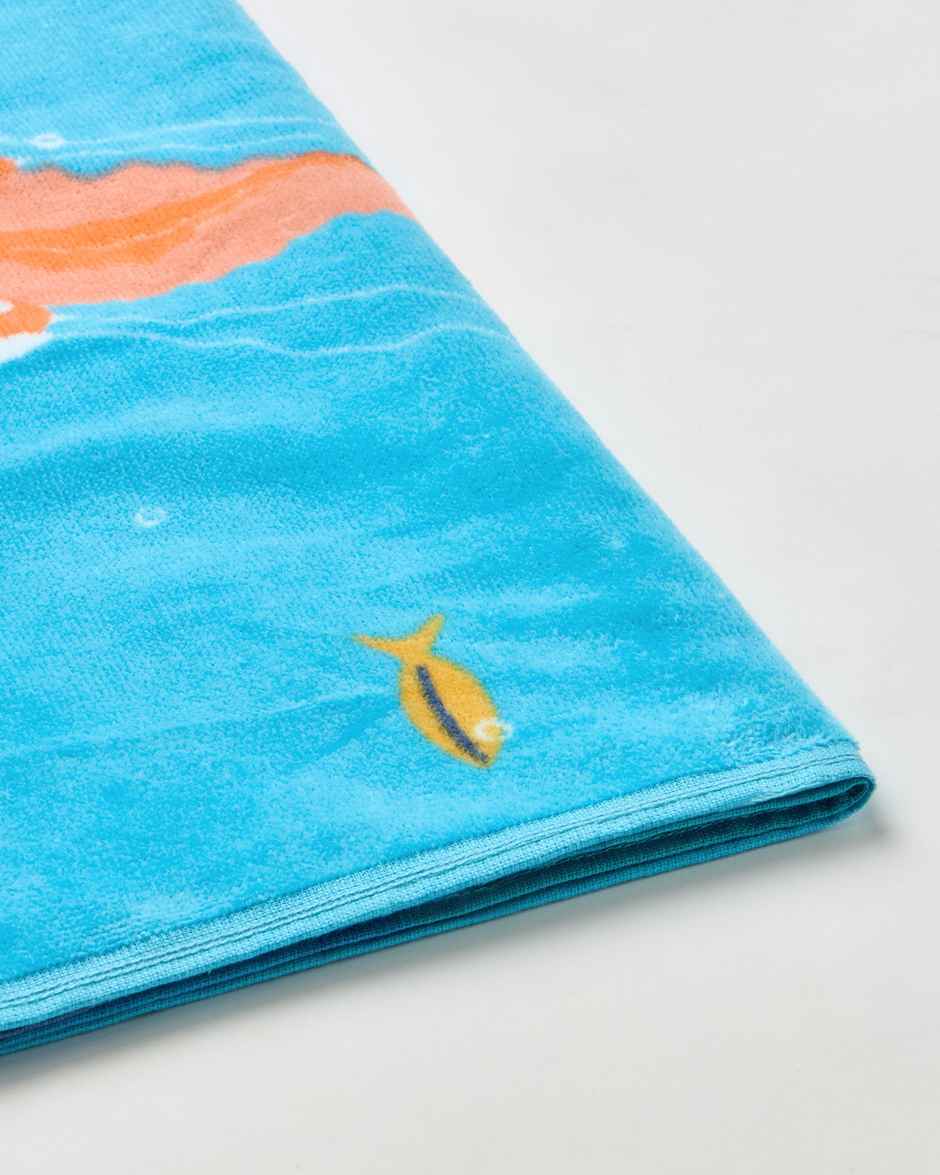 Himeya Play 350 GSM Cotton Bath Towel | Sea World