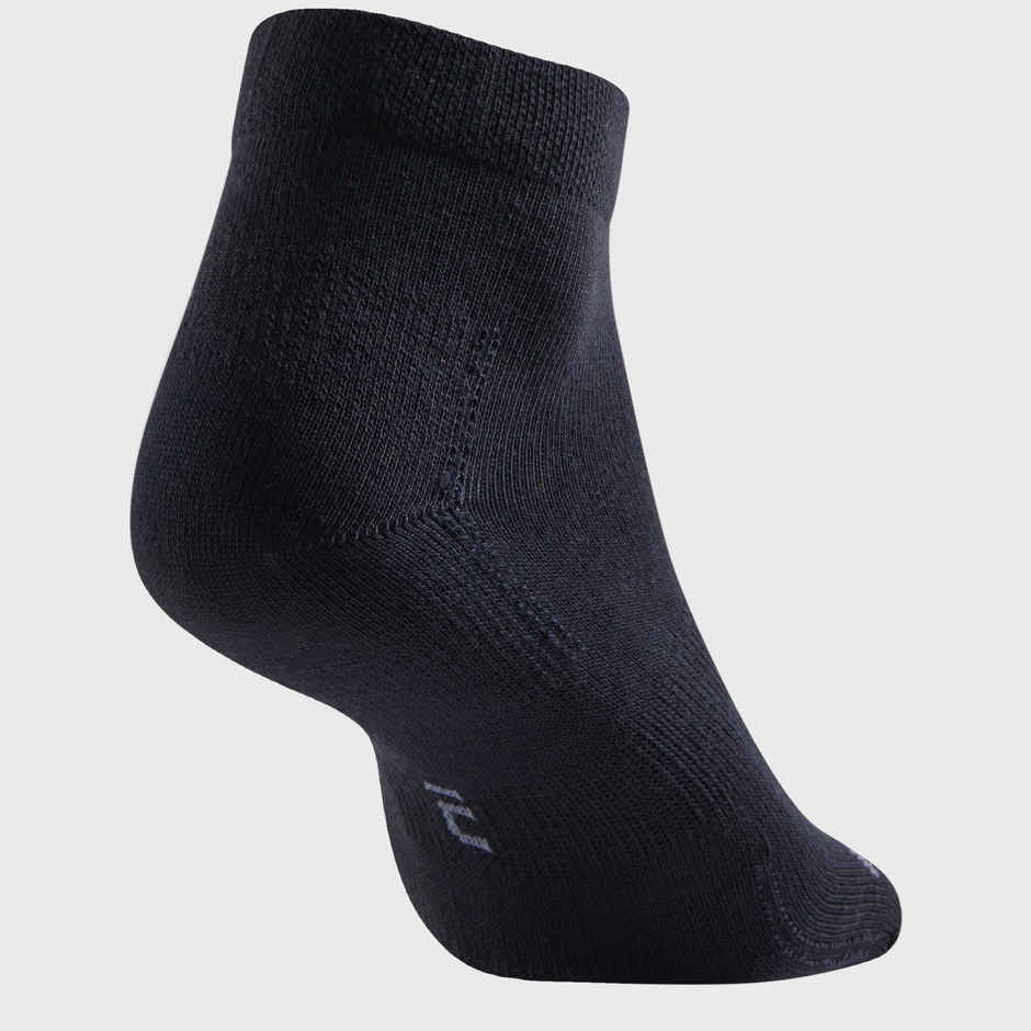 Decathlon | Artengo Women's Cotton Socks | Black - UK 8.5 - 11