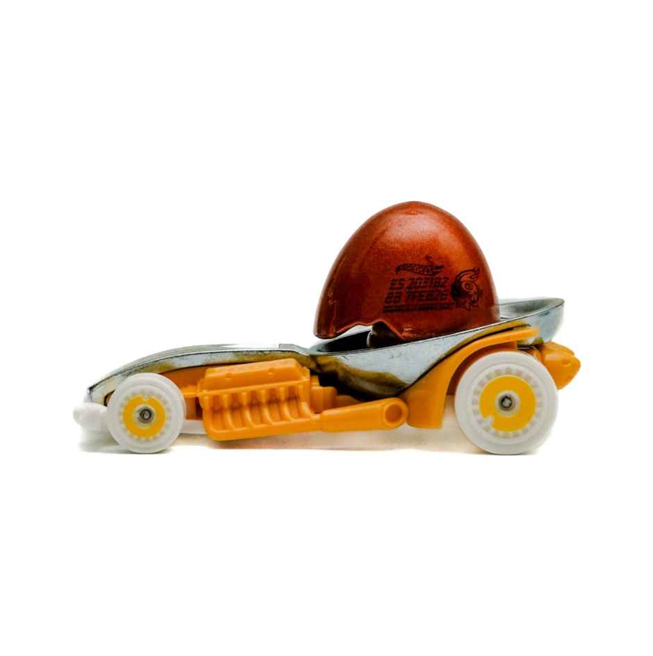 Hot Wheels Worldwide Basic Car HW EGGSHELLRACER Toy Car for Kids and Collectors