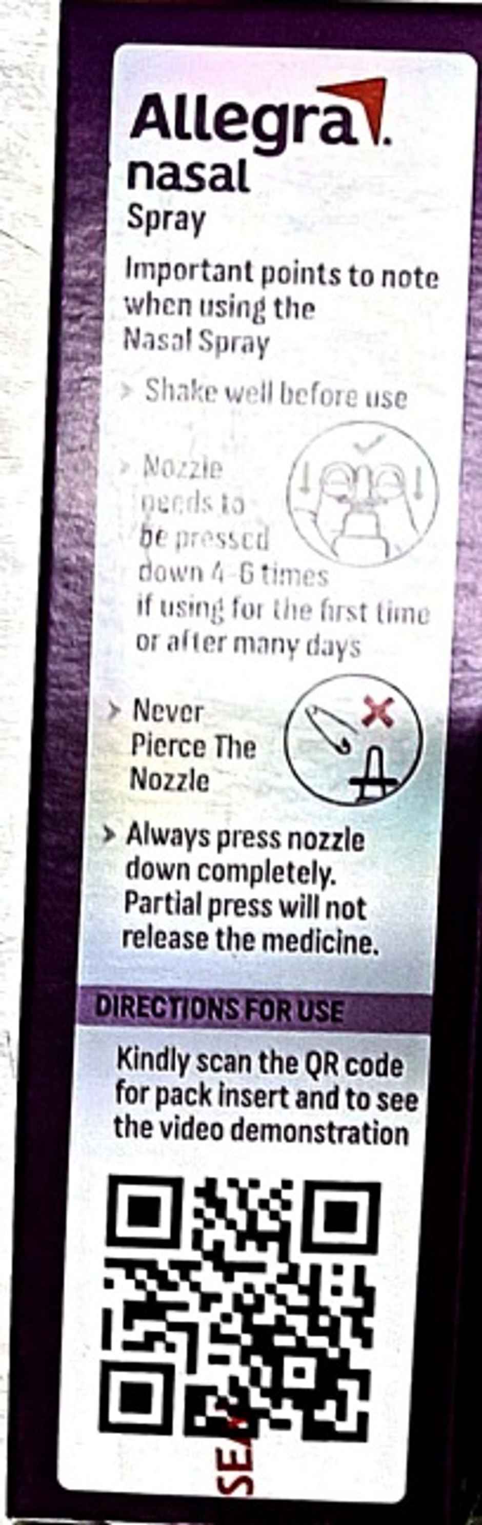 Allegra Nasal Spray