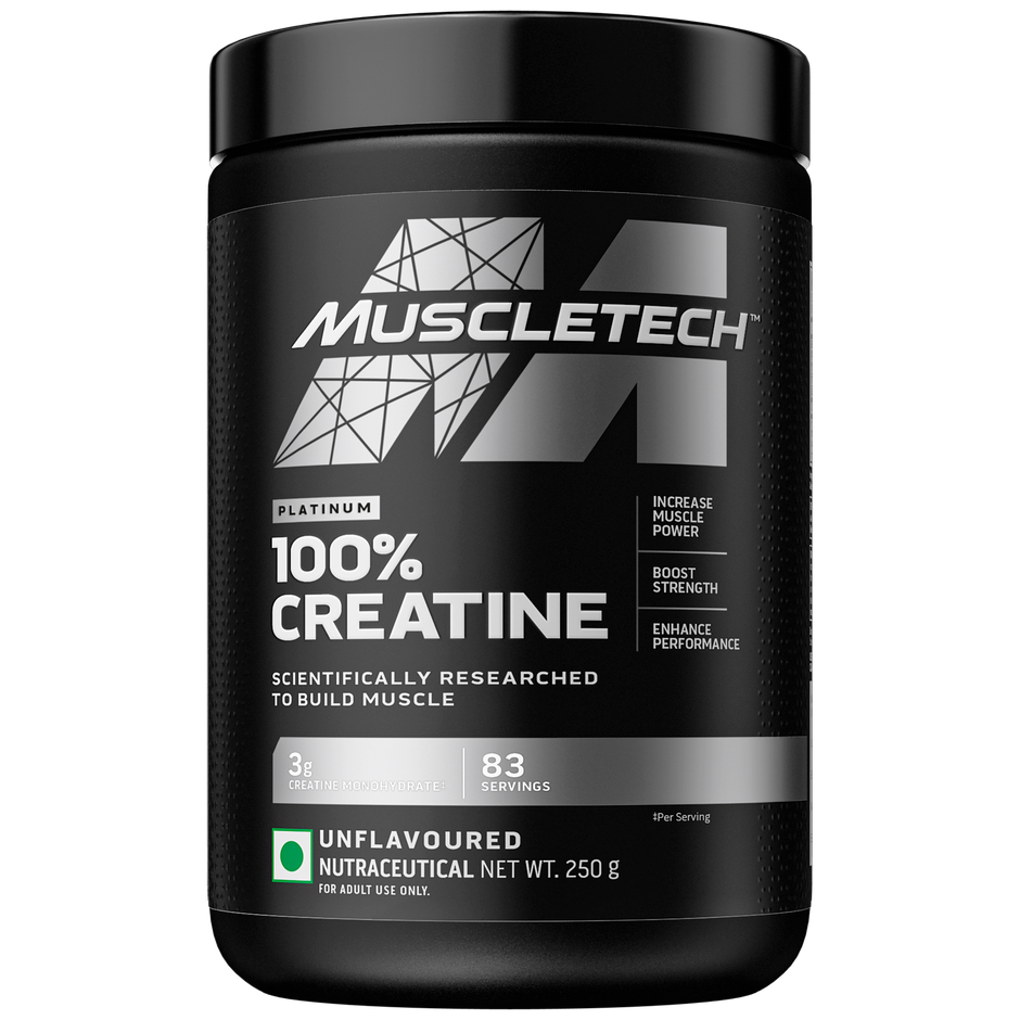 MuscleTech Platinum Creatine Monohydrate Powder |Supports Strength, Power & Muscle Recovery