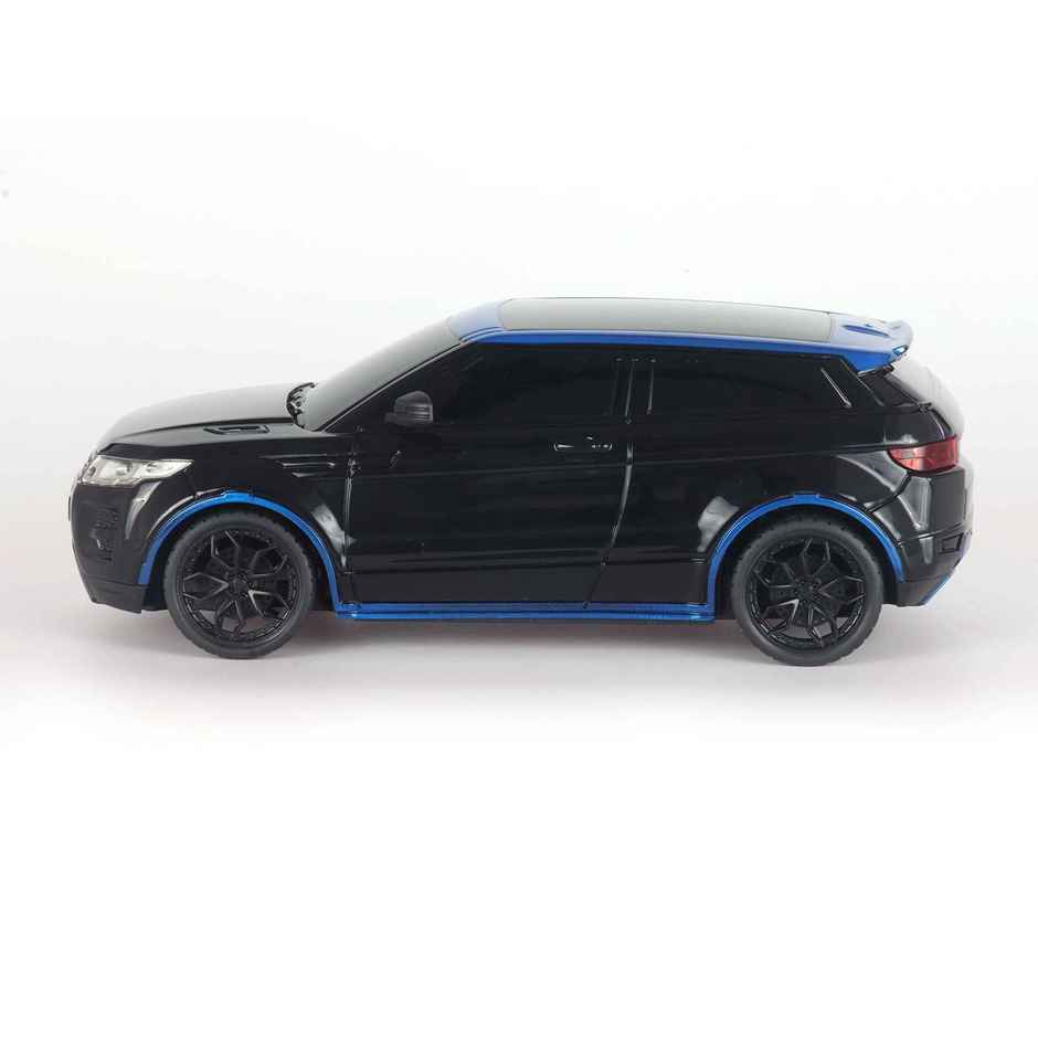 Race N Roll 1:24 Rechargeable Hi Speed Mini Remote Control Car - Rov Black & Blue Top