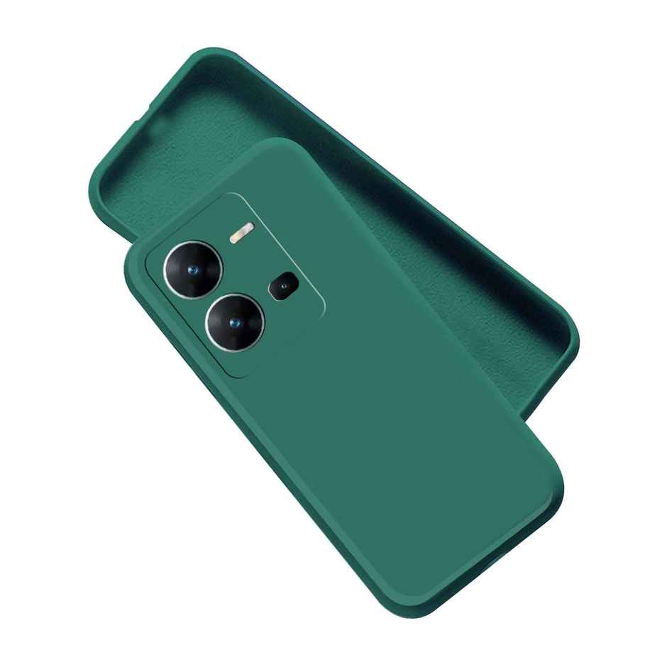 Artistque Case for Vivo V25 5g Back Cover - Plain Liquid Silicone Cover